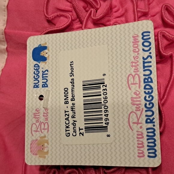 Ruffle Butts girls size 2T pink shorts NWT - Picture 3 of 4